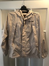 Timberland Tan Waterproof Hooded Rain Jacket Womens Xs