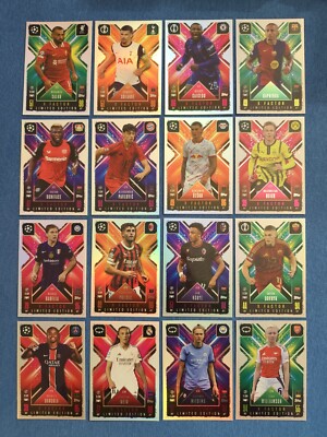 Match Attax Extra 24/25 Alle 16 X Factor Limited Edition Set Komplett Full LE