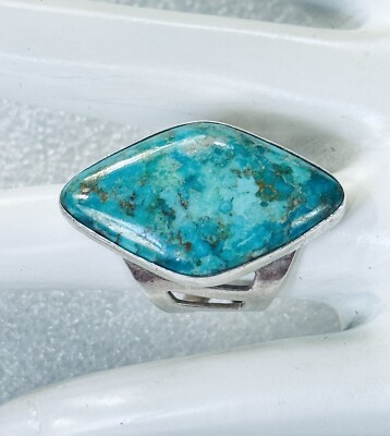 Jay King Turquoise Sterling Silver Southwest Ring Size 6 Signed