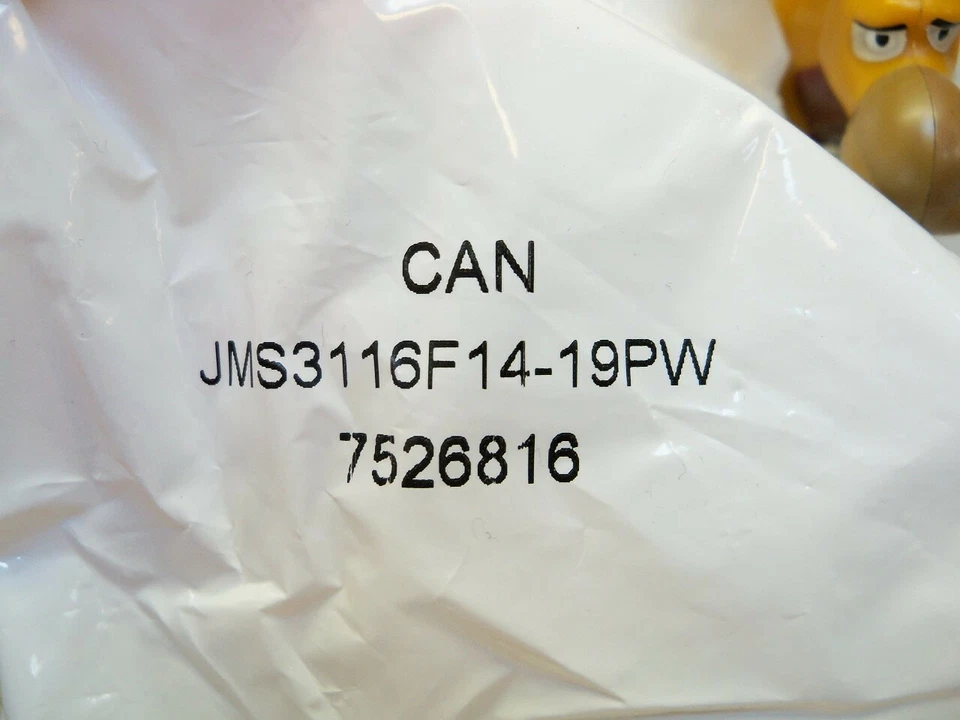 ITT Cannon ms3116f14-19pw MIL Spec Circular PIN 19 pos Size 14 Lot of 3 - Image 3 of 4