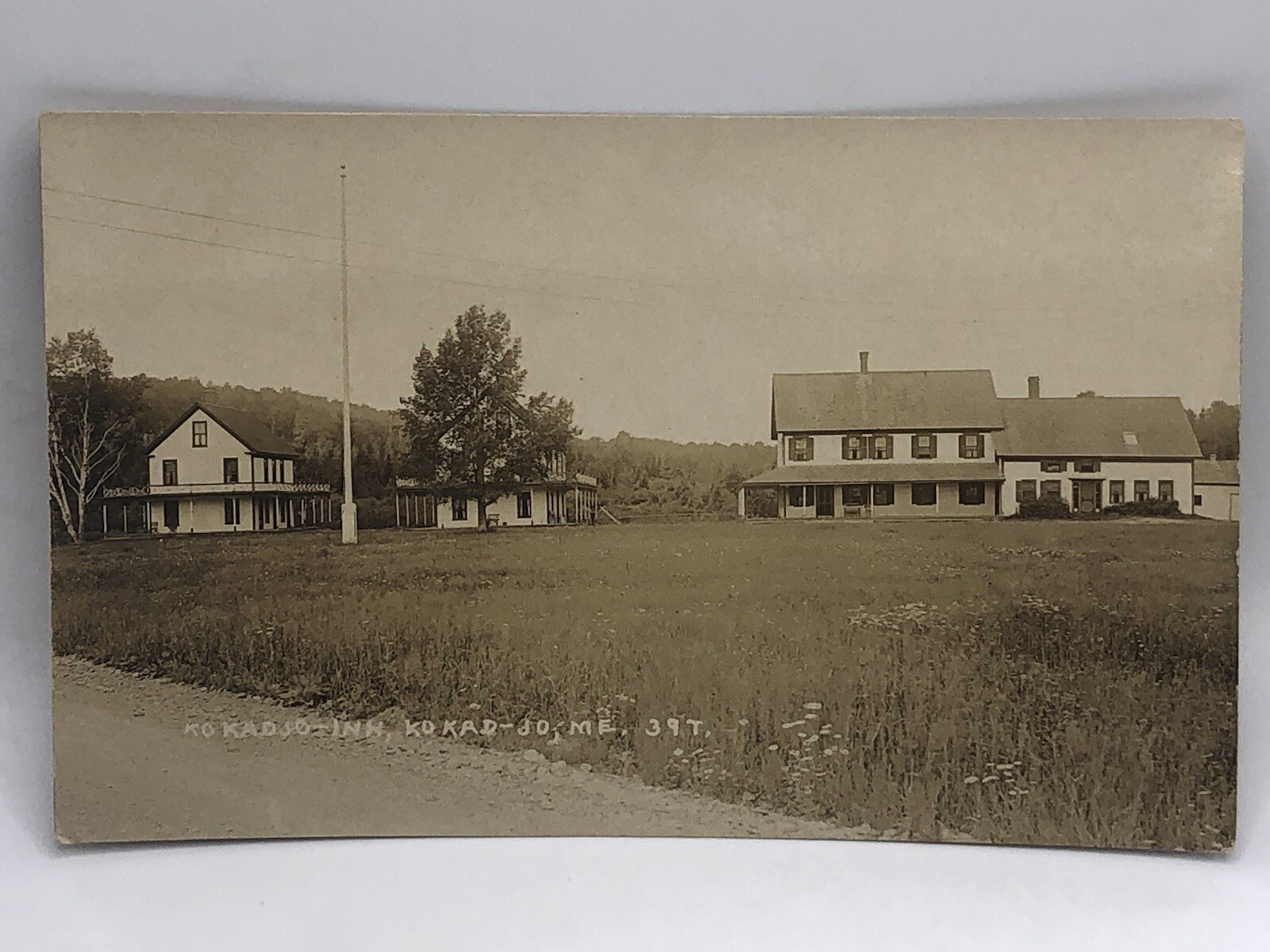 Postcard Kokadjo Inn Kokadjo Maine Real Photo Unposted eBay
