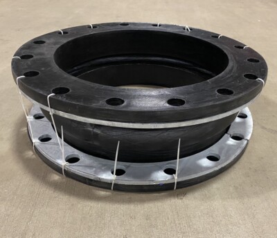  EPDM Expansion Joint  Single Bulb  Sphere 18'' ID 25-1/4'' OD Pipe Flange 7/8''