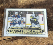 2023-24 UD Tim Hortons Duos DARNELL SARAH NURSE Family Foundations #FF-3