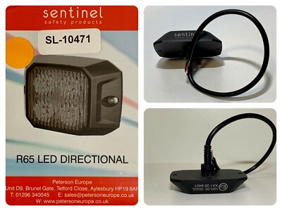 Peterson - Sentinal SL10471, LED gelb Gefahren-/Blinkwarnleuchte 12-24 V