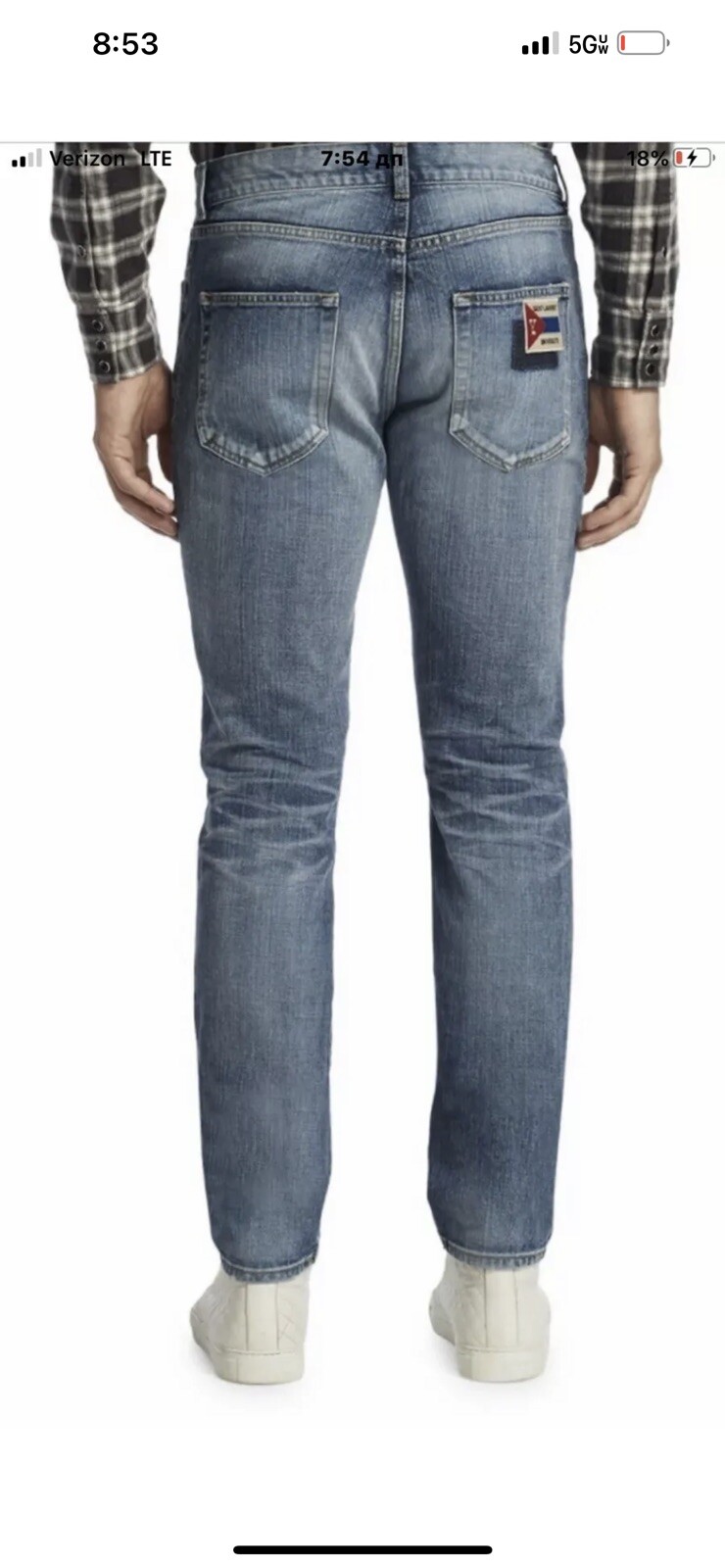 Jeans Saint Laurent Hedi Slimane. 36. $890