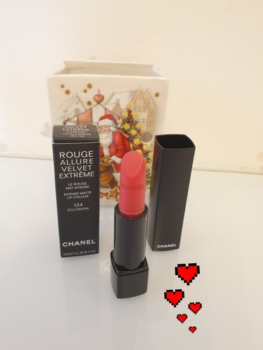 CHANEL 134 ECLOSION ROUGE ALLURE VELVET EXTREME INTENSE MAT LIP COLOUR NEW - Foto 2 di 6