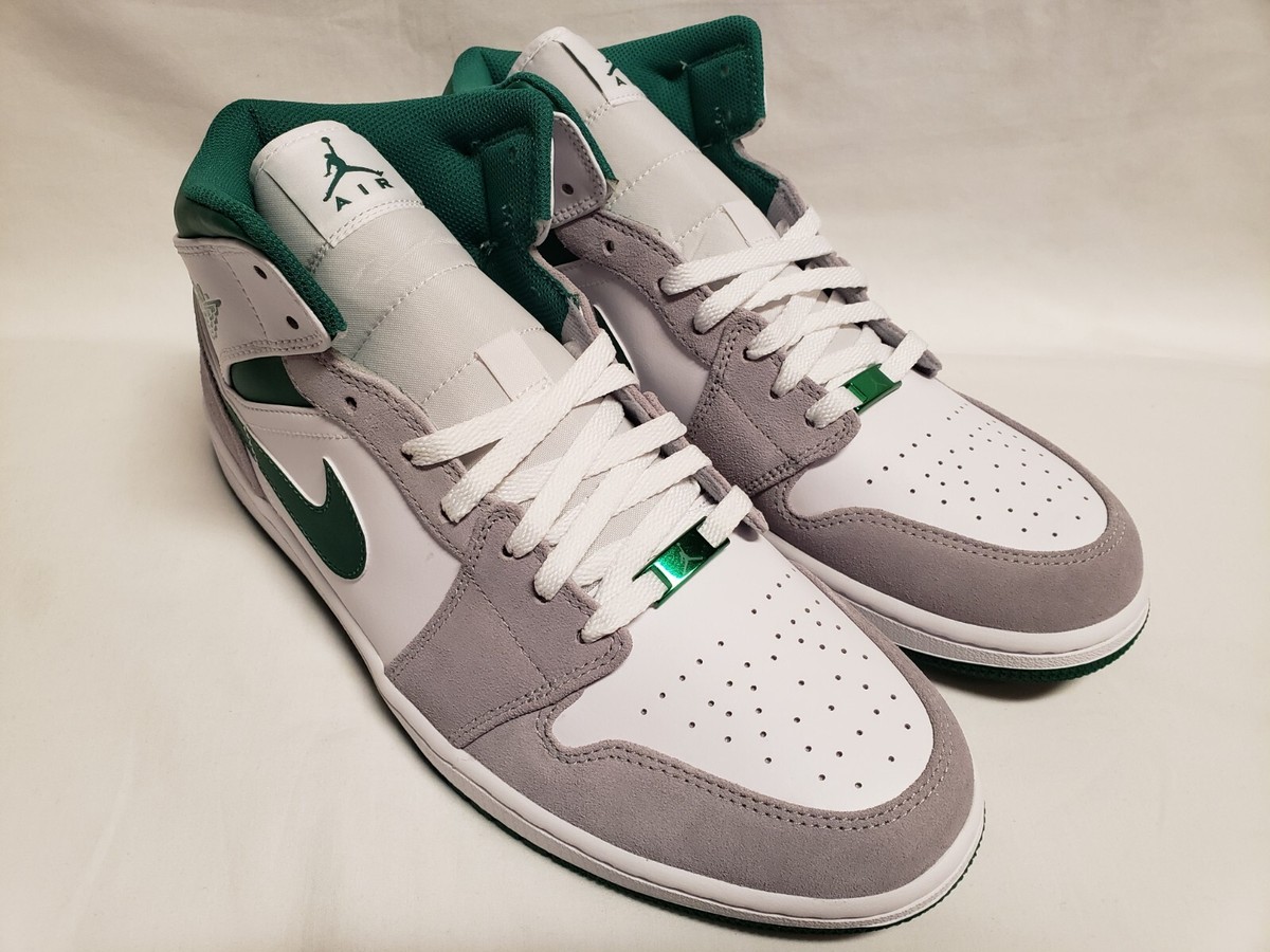 Nike Air Jordan Retro 1 Mid SE Grey Green DC7294-103 Men's Size 11