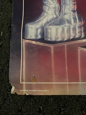 VINTAGE 1977 Kiss on cubes aucion Poster | eBay