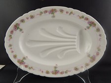 ANTICO VASSOIO PER ARROSTO PORCELLANA GINORI DOCCIA FORMA NAPOLI EPOCA LIBERTY