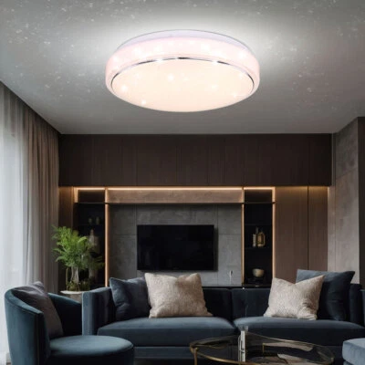 ETC-SHOP LED Decken Leuchte Sternen Himmel Effekt Wohn Schlaf Zimmer Design Lampe weiß