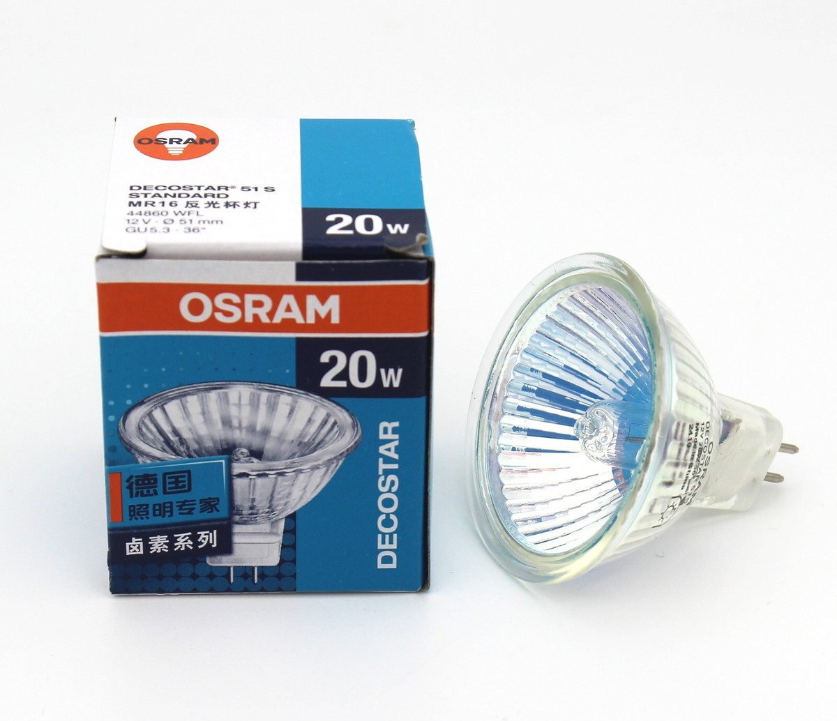 OSRAM 44860 WFL MR16 12V20W GU5.3 36° light essential Dichroic