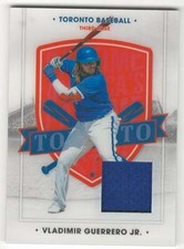 VLADIMIR GUERRERO JR. 2021 Panini Chronicles America's Pastime Swatches ID:25157