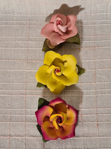 Rosen Porzellan Capodimonte Blumen Dekoration