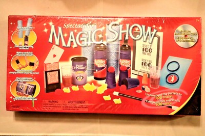 IDEAL SPECTACULAR MAGIC SHOW LEARN TO DO 100 MAGIC TRICKS WITH DVD NEW SEALED