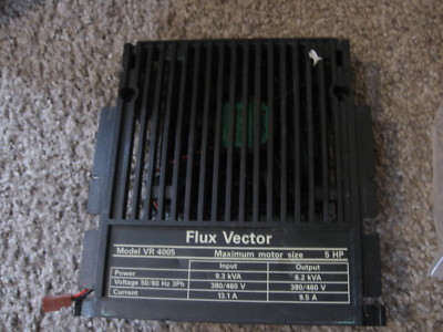 Flux Vector VR 4005 Seco Control Techniques V400  Cooling Fan w/ cover / 5HP