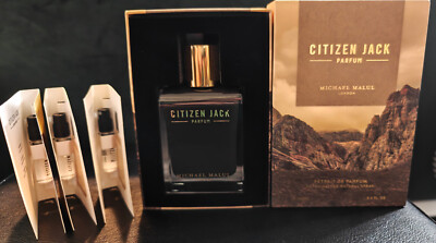 Michael Malul Citizen Jack Parfum + Citizen Jack Open Road Samples - 98% Full