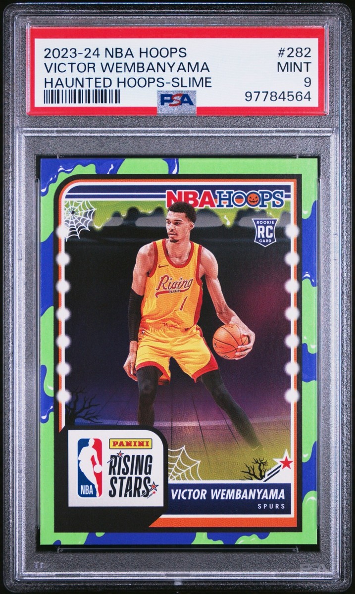 2023-24 Panini Haunted Hoops #282 Victor Wembanyama Slime Rookie