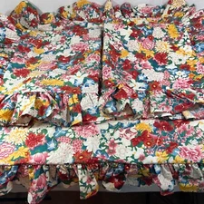 Ralph Lauren Thousand Flowers Euro Pillow Shams Set of 3