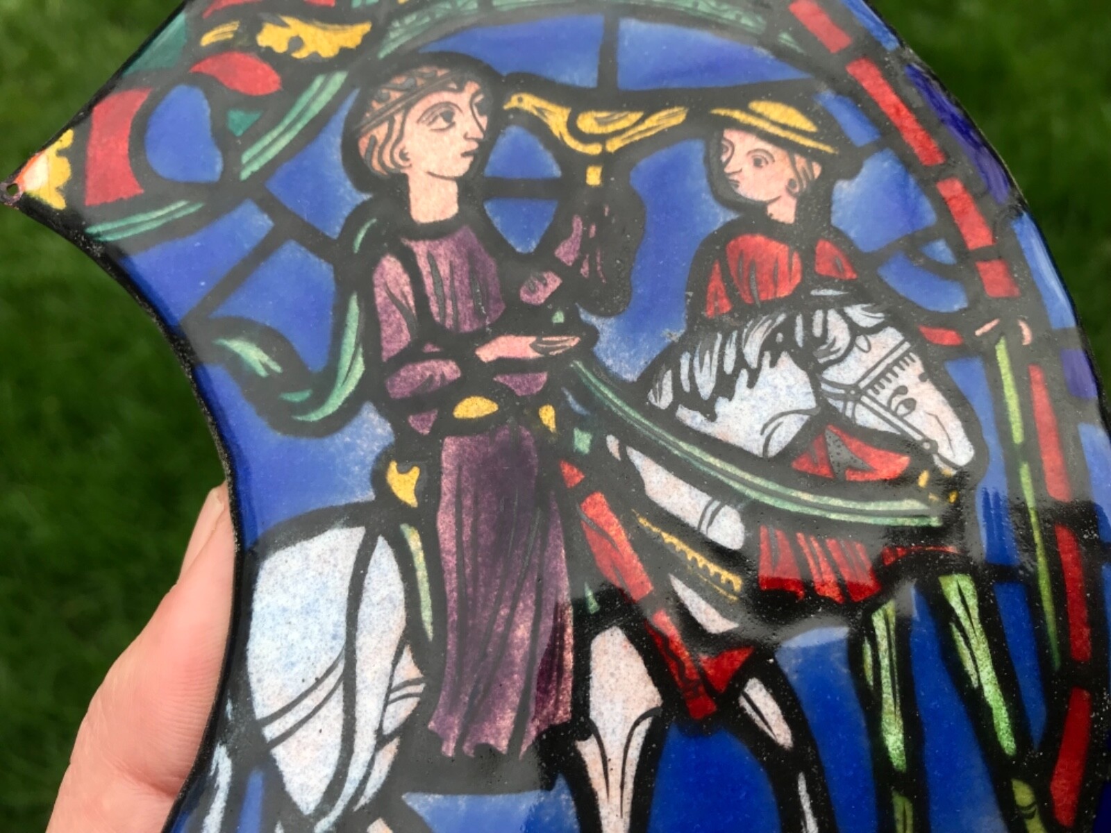 Jolie Plaque en émaux de Limoges signée eBay