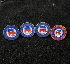 Republican National Committee Lot Of 4 Lapel Pins 97 98 07  14 Political Pins