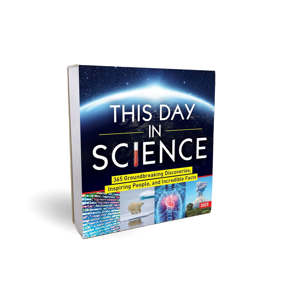 2025 This Day in Science Boxed Calendar 365 Groundbreaking Discoveries