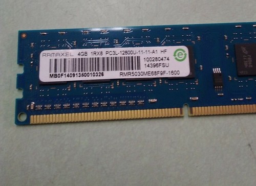 Ramaxel 4GB RMR5030ME68F9F-1600 PC3-12800 Desktop PC Memory 0326 - Picture 3 of 3