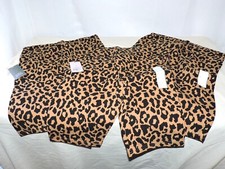 Lot of 3 Women's Wild Fable Leopard Cheetah Stretch High-Rise Bike Shorts Yoga M