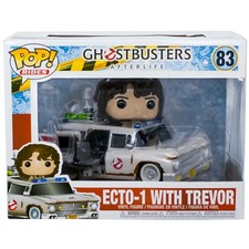 Ghostbusters Afterlife Ecto-1 con Trevor Funko Pop #83 Rides ¡Nuevo!