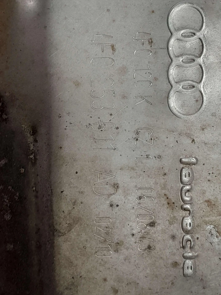 07 - 11 Audi S6 5.2L Rear Exhaust Muffler LH Driver Side OEM 4F0253609BQ - Image 4 of 4