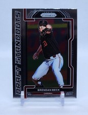 2021 Panini Prizm Draft Picks BRENDAN BECK Draft Standouts YANKEES #DS-BB