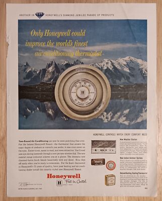 Vintage Honeywell Thermostat Ad JULY 1960 Better Homes Garden Magazine  - Main Image