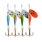 2pcs 11g 15g 18g Fishing Lures Fishing Spinner Kit Hard Metal Spinnerbaits