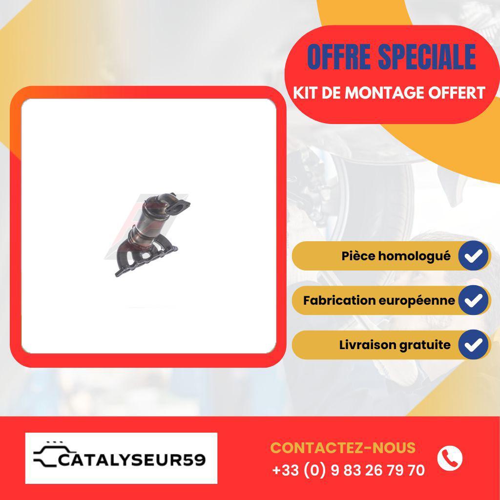 Catalyseur Alfa Romeo MiTo 1.4i MPI en acier inoxydable durable