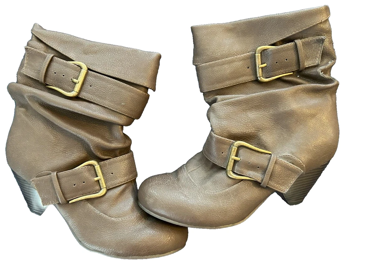 Leather pixie clearance boots