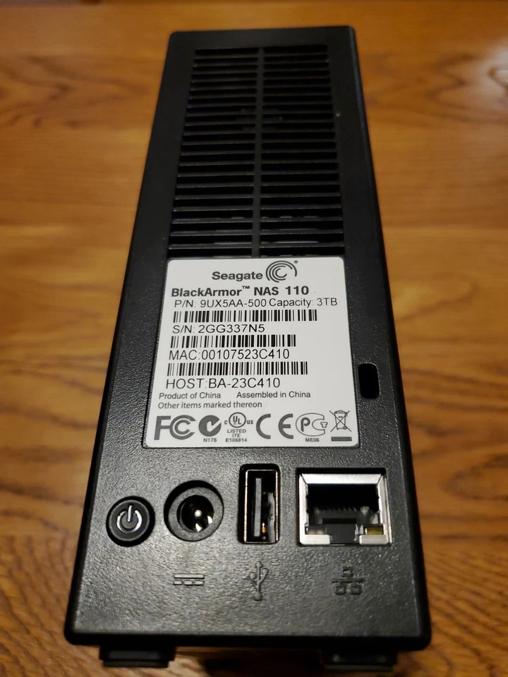 Seagate 3TB BlackArmor NAS 110 Network Storage - Image 4 of 4