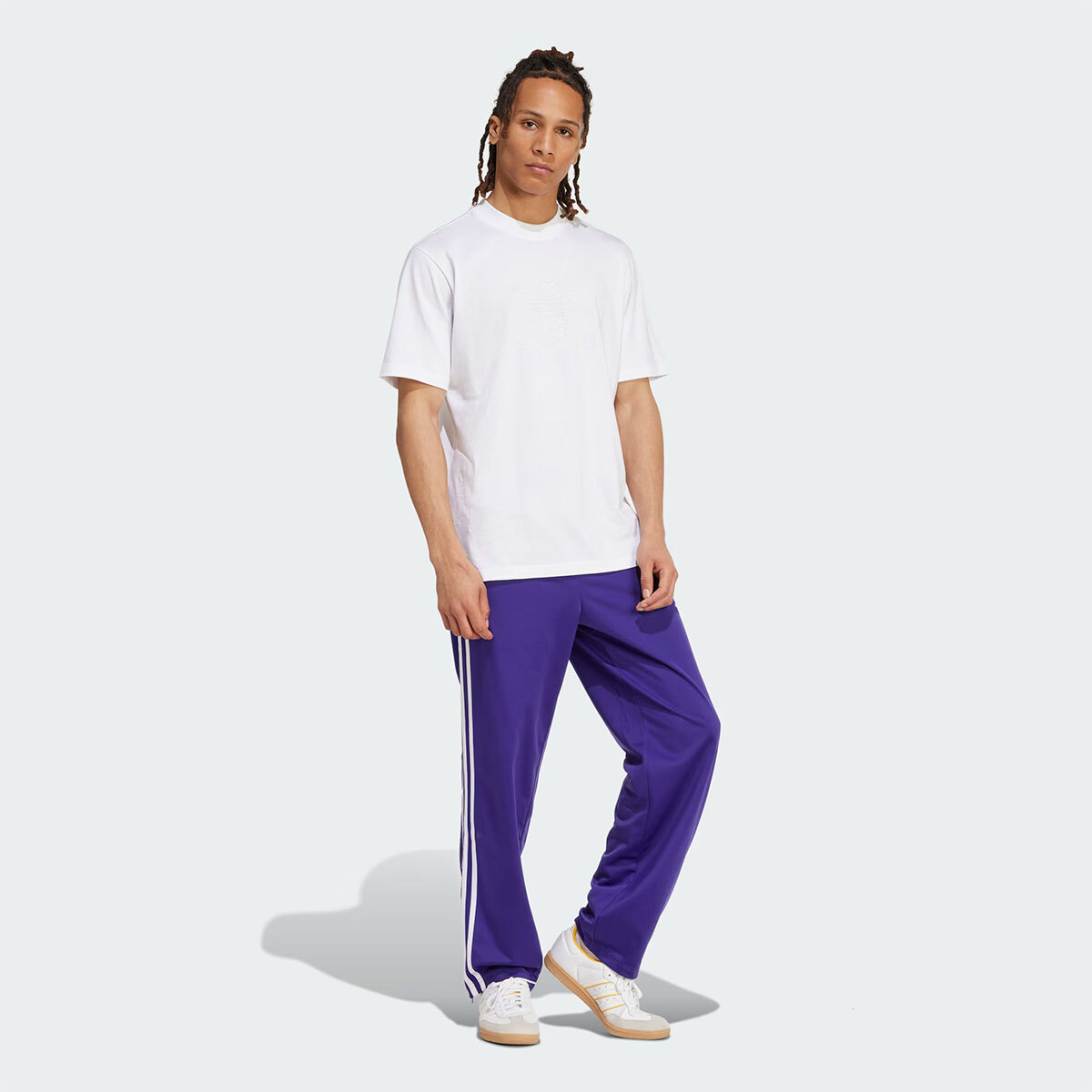 New Adidas Originals ADICOLOR FIREBIRD TRACK PANTS IY9901 PURPLE S