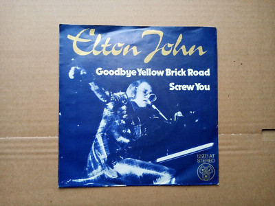 Elton John ''Goodbye Yellow Brick Road'' Single  Nr. 12971 AT  DJM Records