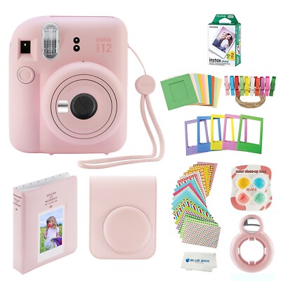 Fujifilm Instax Mini 12 Instant Camera with Case, 20 Fuji Films