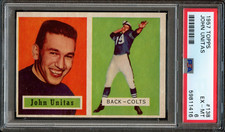 FB - 1957 Topps - #138 - John Unitas - PSA 6 - EX-MT