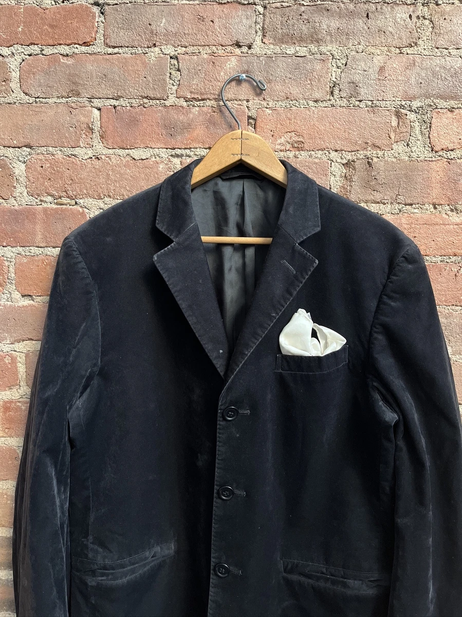 Vintage Yohji Yamamoto D'Urban AAR Men's Jacket, Black Velvet, Sz