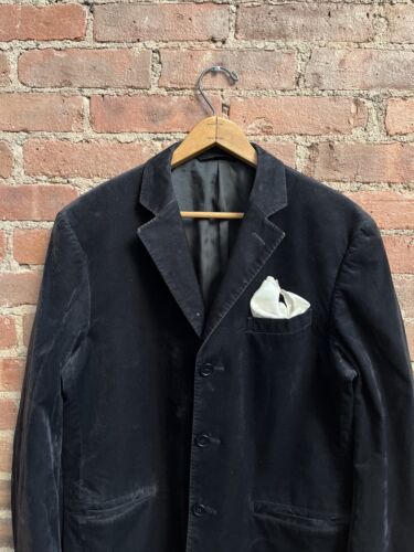 Vintage Yohji Yamamoto D’Urban AAR Men’s Jacket, Black Velvet, Sz Medium, Japan - Picture 1 of 13