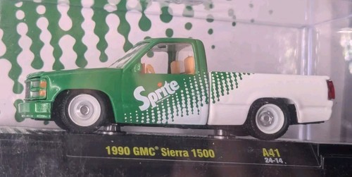 M2 Machines 2024 - 1990 GMC Sierra 1500 (White/Green) - Coca Cola/Sprite - Picture 3 of 4