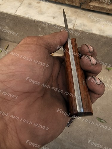 Juego de 6 cuchillos Kiridashi hechos a mano de acero 7" 1095 con asas personalizadas únicas. - Imagen 8 de 22