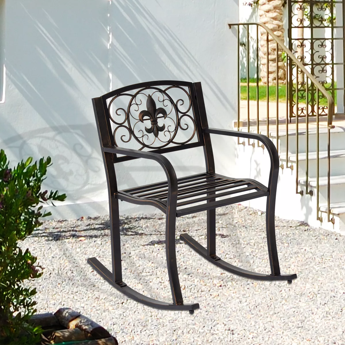Metal rocking chairs online