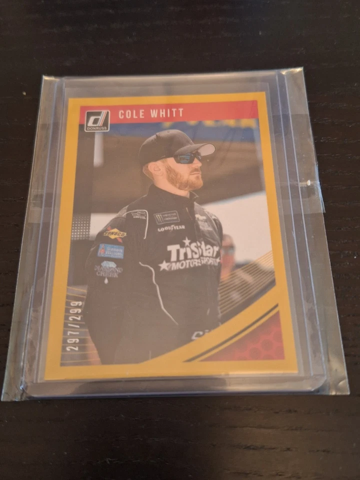 2019 Donruss Racing NASCAR PRESS PROOF 2 Card Lot - Image 2 of 3