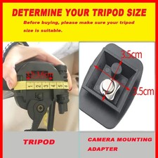 2 Pack 35 Mm Tripod Quick Release Plate Camera Tripod Mount Adapter, QR Camera M