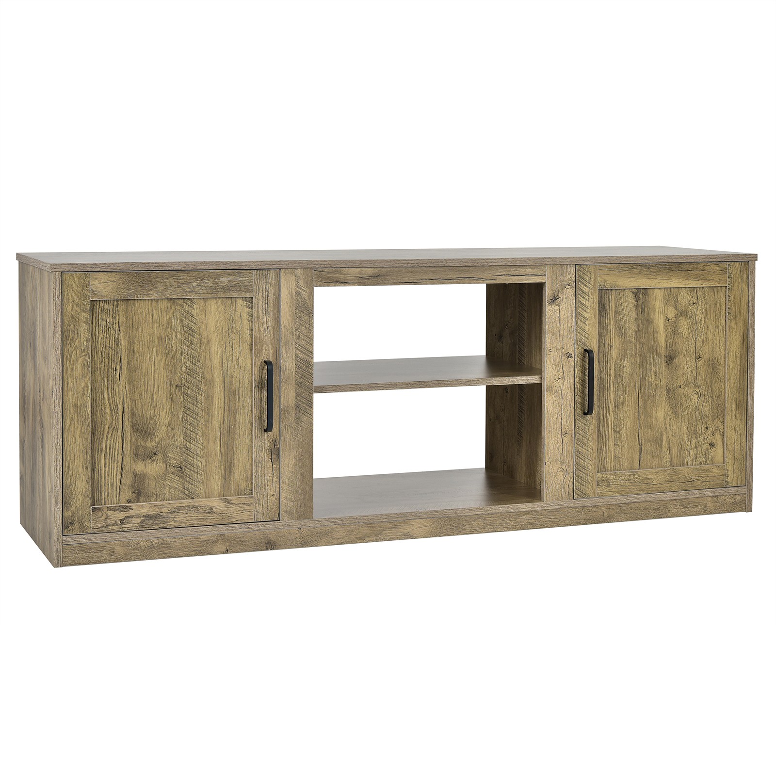 Entertainment  58" Console Center W/ 2 Cabinets For 65" Tv N