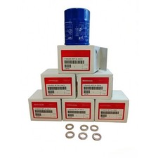 6x Honda Oil Filters AND Gaskets MADE IN JAPAN 15400-RTA-003 JDM NEW