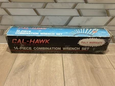 Cal-Hawk 14-Piece 3/8" - 1-1/4" Wrench Set,chromed Vanadium Steel Vtg