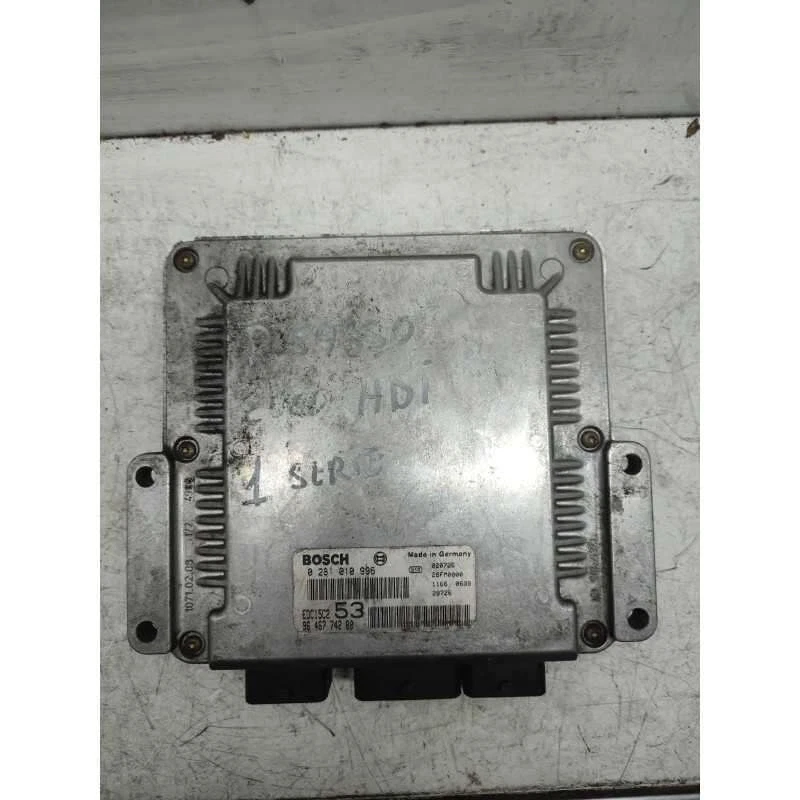 9646774280 CENTRALINA MOTORE CITROËN XSARA PICASSO 2.0 HDI 1999 BOSCH 0281010996 - Immagine 2 di 3